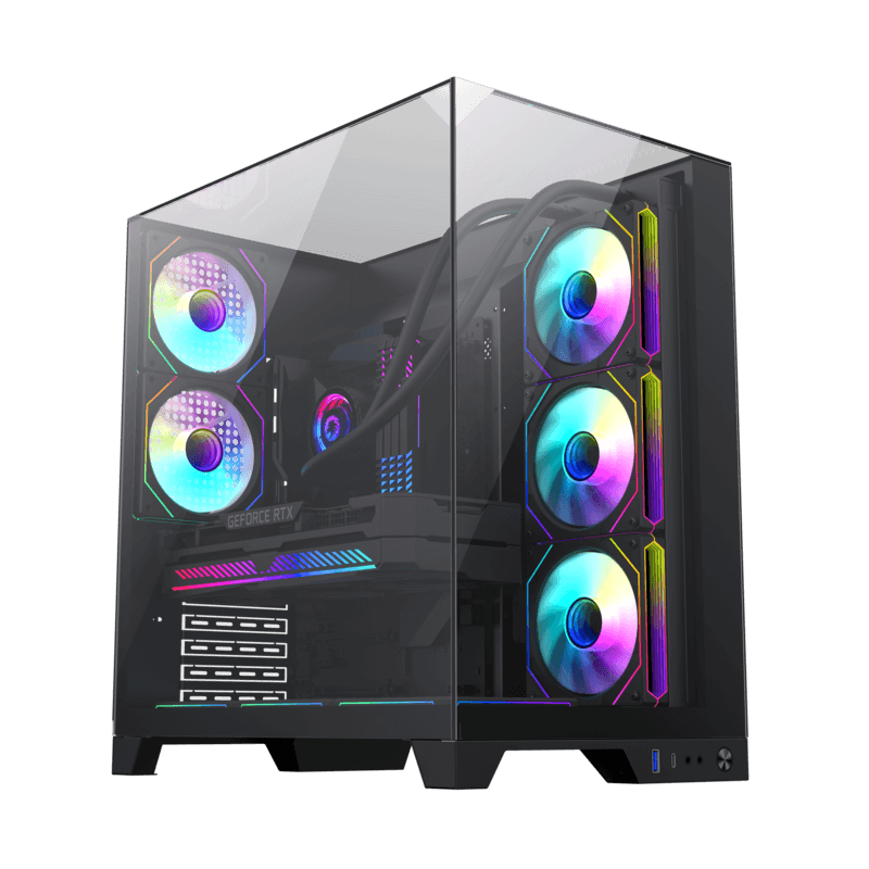 GAMEMAX Infinity Plus BK Mid Tower ATX PC Case (Fans Not Included) GAMEMAX Infinity Plus BK Mid Tower ATX PC Case (Fans Not Included)